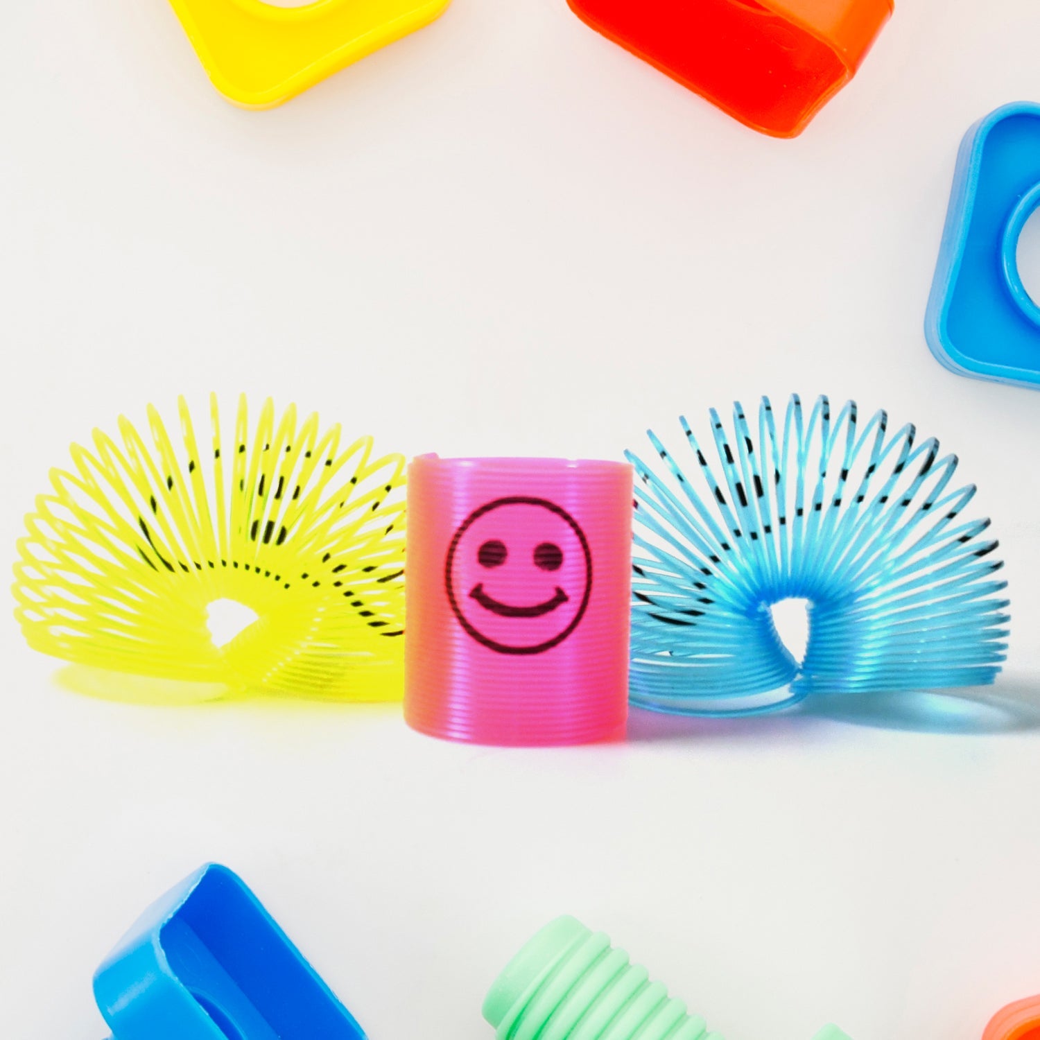 Multicolor Magic Smiley Spring, Spring Toys, Slinky, Slinky Spring Toy, Toy for Kids for Birthdays, Compact and Portable Easy to Carry (12 Pcs Set) Multicolor Magic Smiley Spring, Spring Toys, Slinky, Slinky Spring Toy, Toy for Kids for Birthdays, Compact and Portable Easy to Carry (12 Pcs Set)